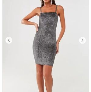 Metallic Knit Bodycon Dress